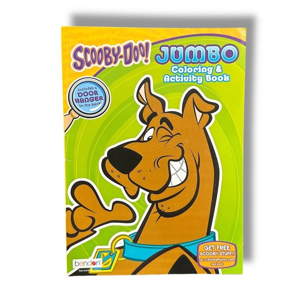 2012 Hanna Barbera Scooby-Doo Jumbo Coloring & Activity Book
